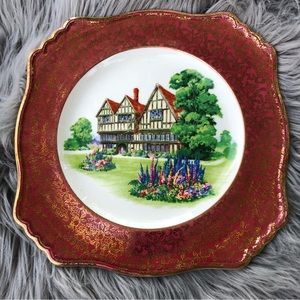 Royal Winton Plate/Grimwades “Old English Manor”
